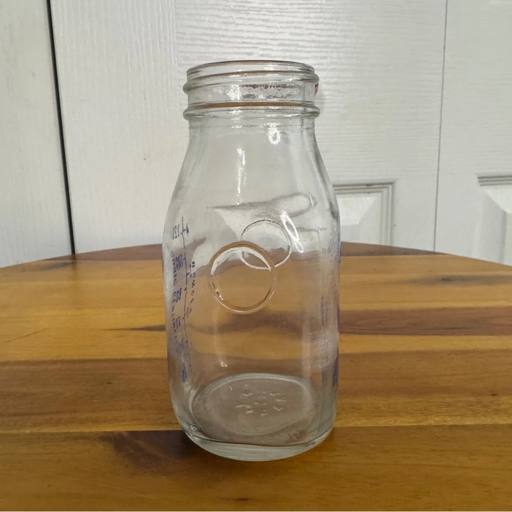 Davol feed‎ rite color scale 4 oz glass baby bottle